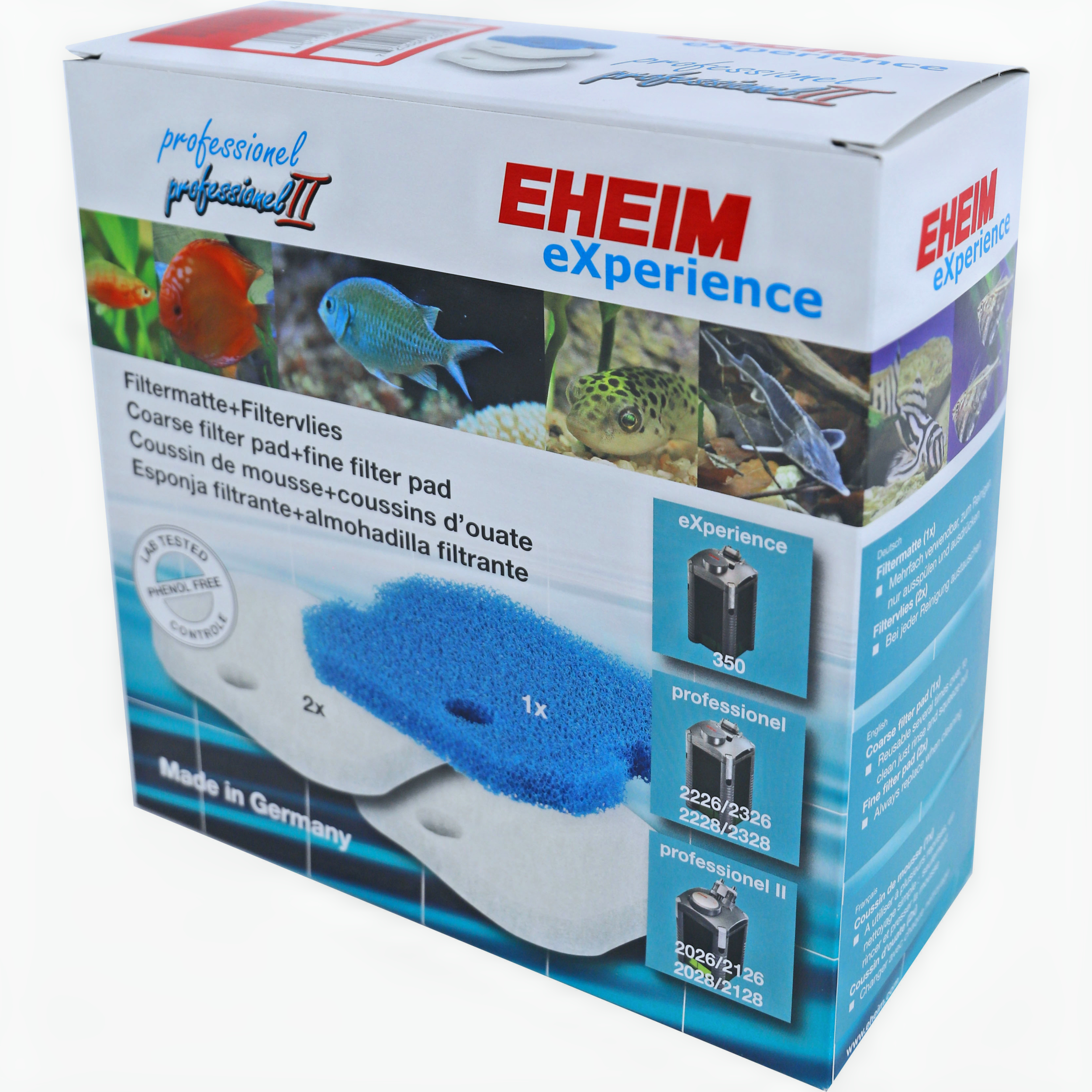 Filtervlies 2x + 1xspons 2616260 Animal, Fish, Sea Life, Aquarium, Water