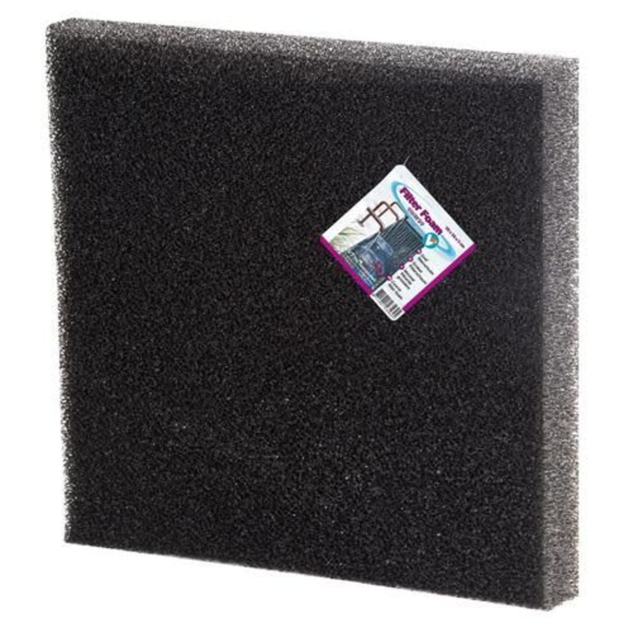 Mousse filtrante 50 x 50 x 2 cm noir - grossier Mousse filtrante 50 x 50 x 2 cm noir - grossier