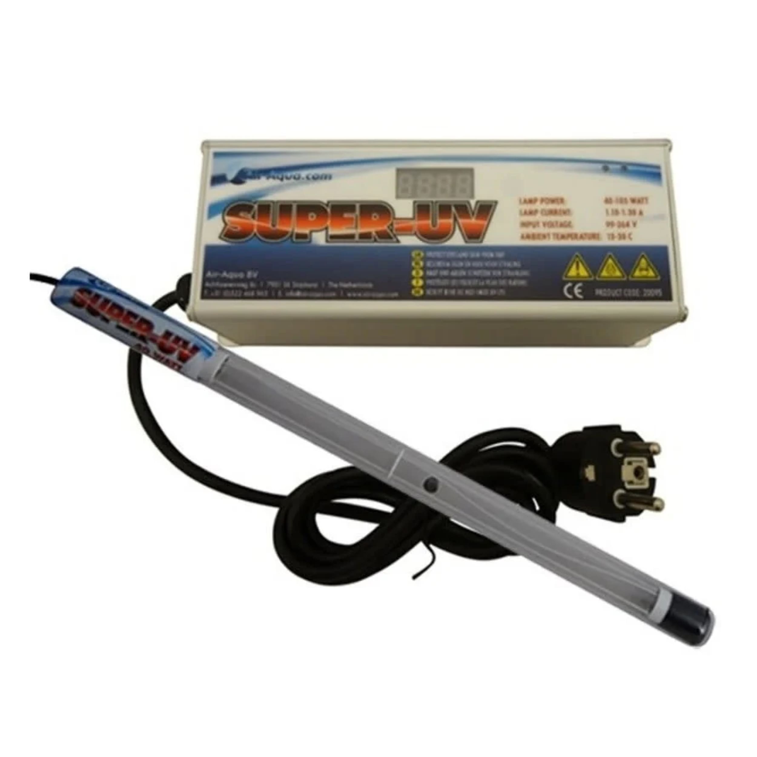 Ensemble d&#39;amalgame à immersion Aqua Super UV 105 watts