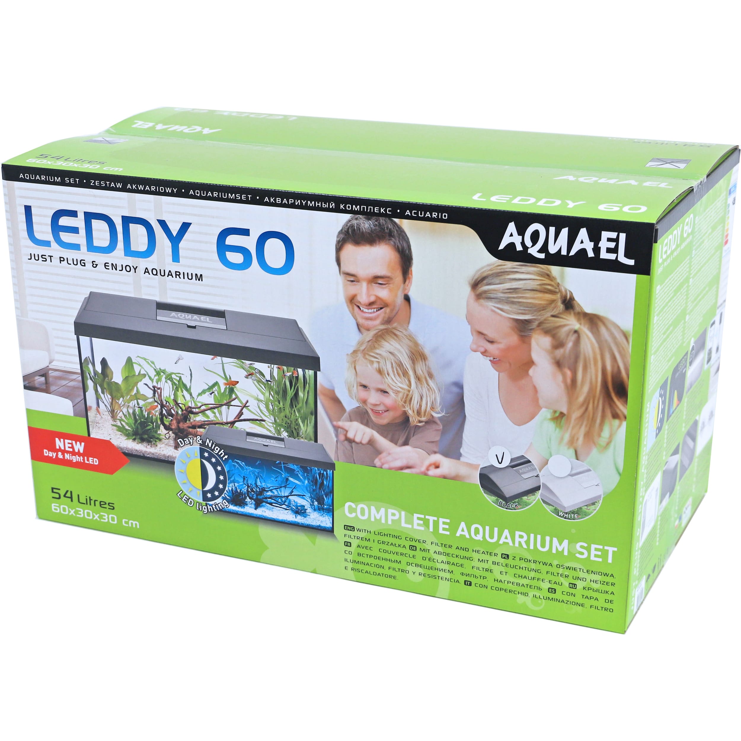 Aquarium Leddy 60 jours et nuit noir Adult, Female, Person, Woman, Aquarium