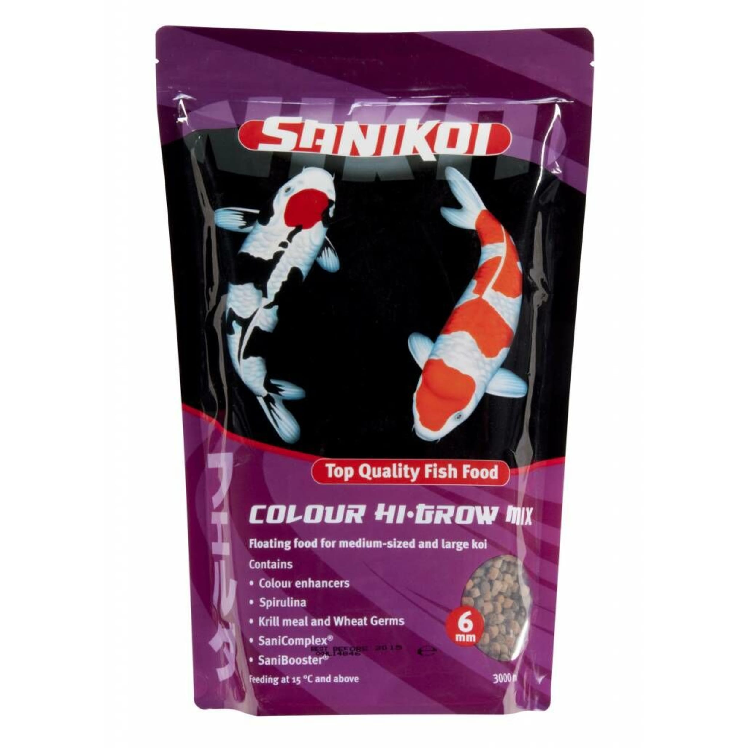 Couleur Hi-Grow Mix 6 mm (3 litres) Animal, Carp, Fish, Sea Life, Koi