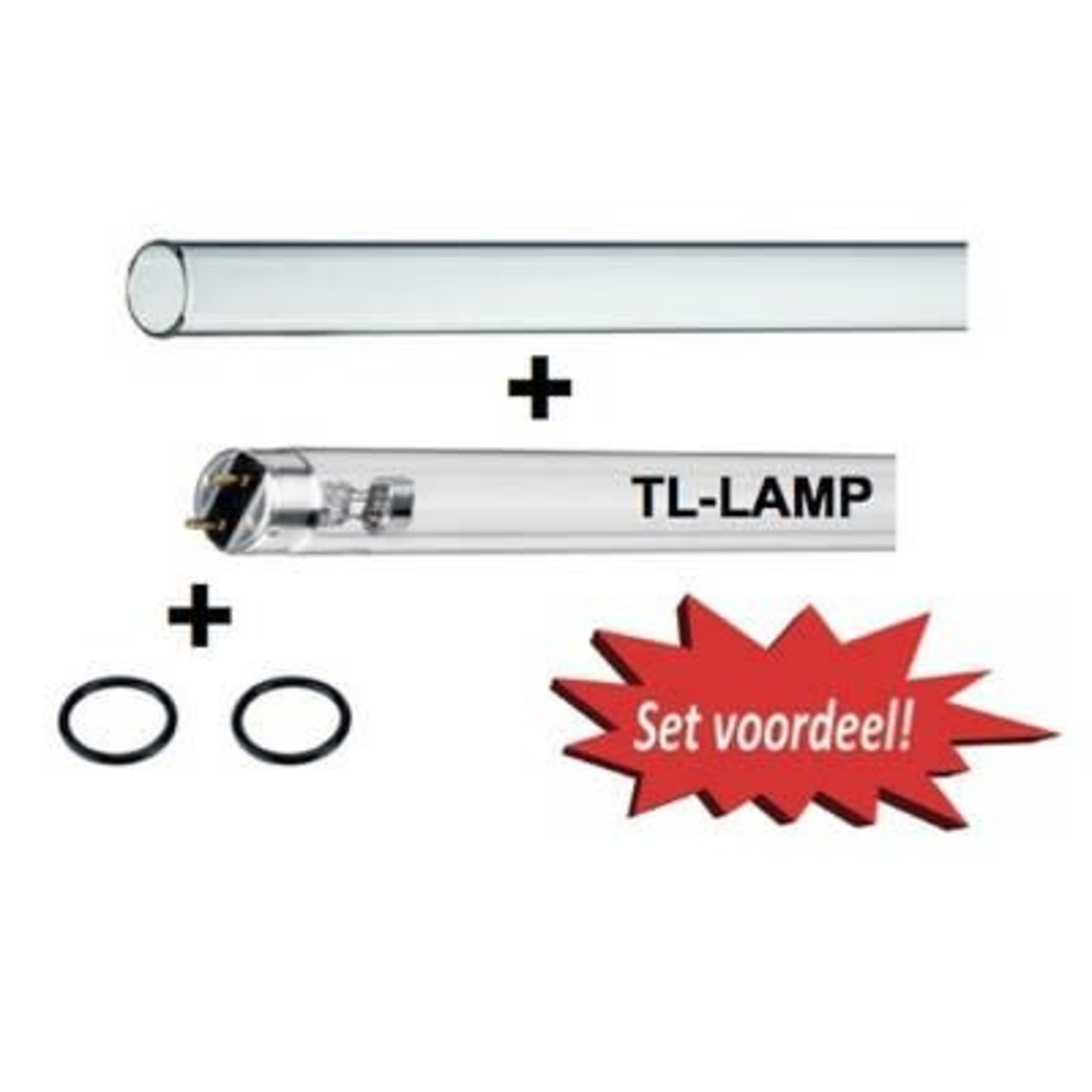 UV-C TL Set de lampe complète 30W Logo, Symbol