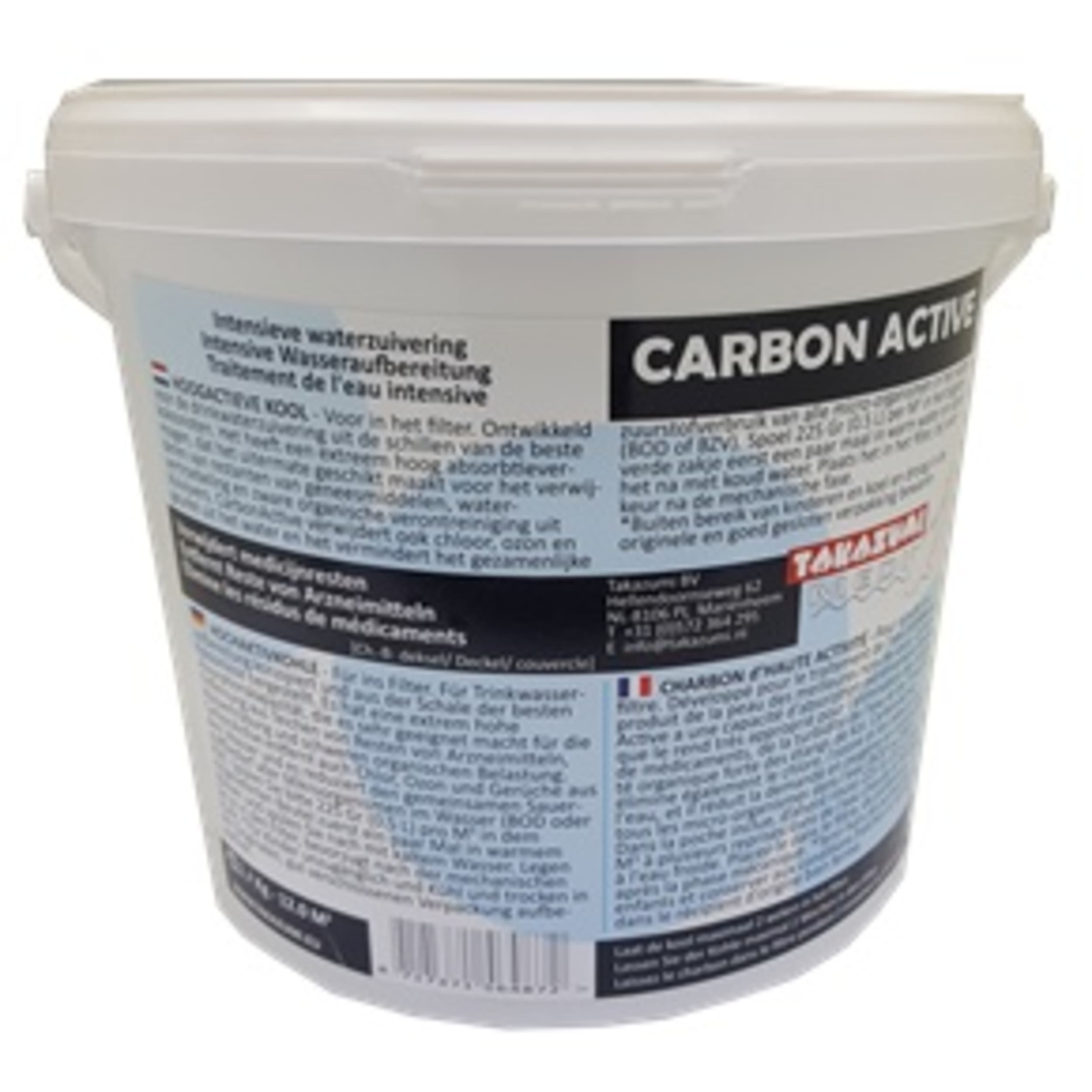 Carbone actif 1125 grammes Paint Container