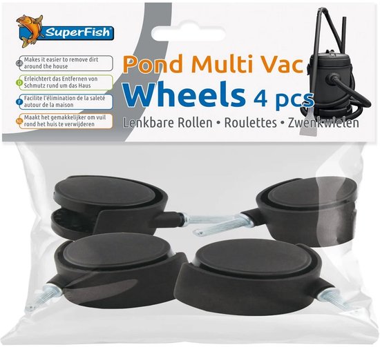 Pond Multi Vac Roulettes 4 Pcs