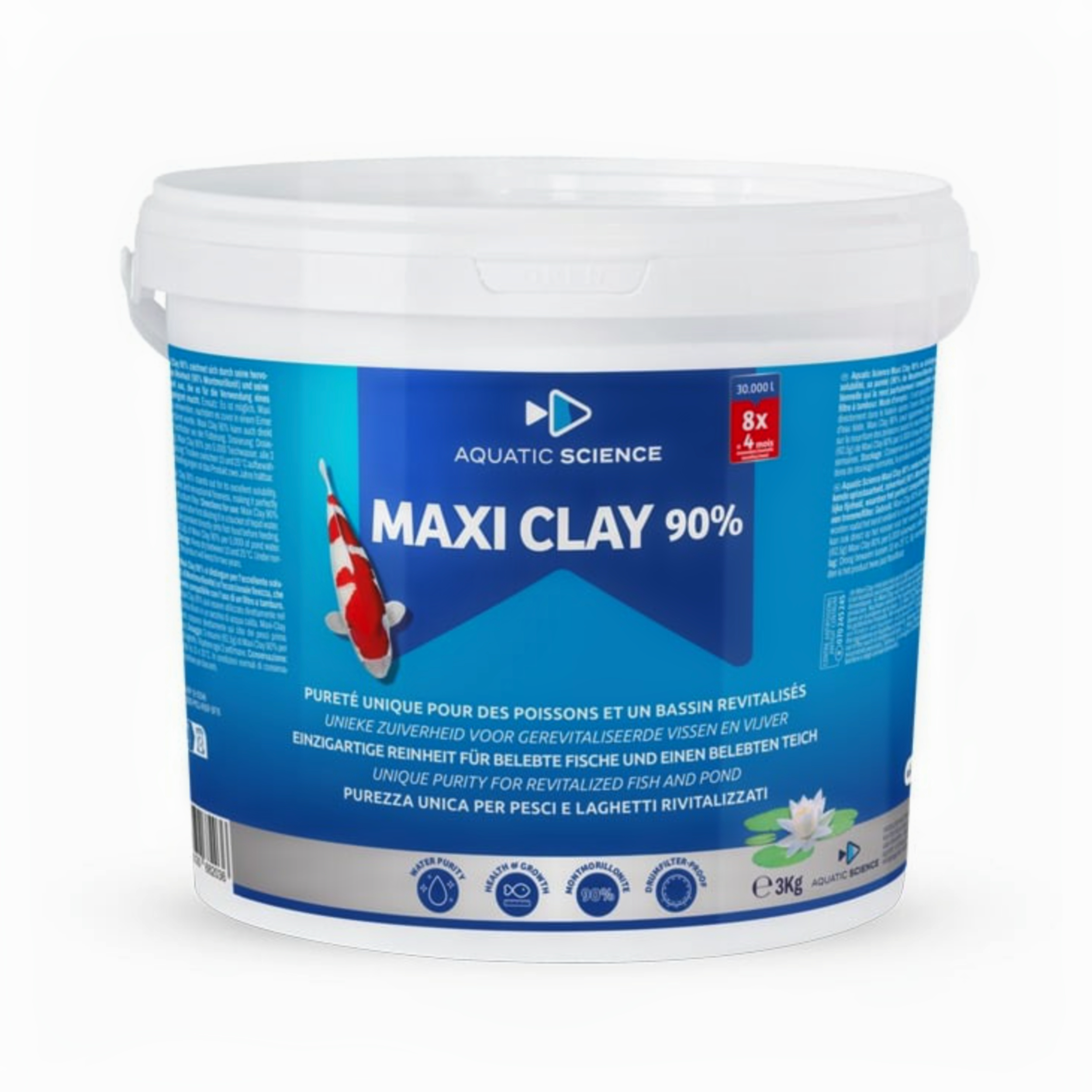 Maxi-Clay 3 Kg Paint Container, Can, Tin, Food, Yogurt