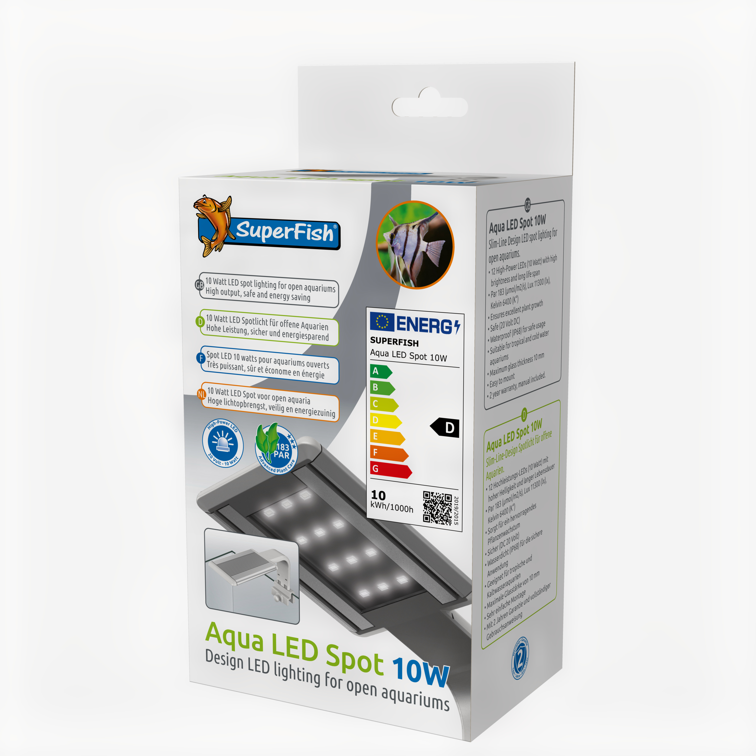 Aqua LED Spot 10W Advertisement, Poster