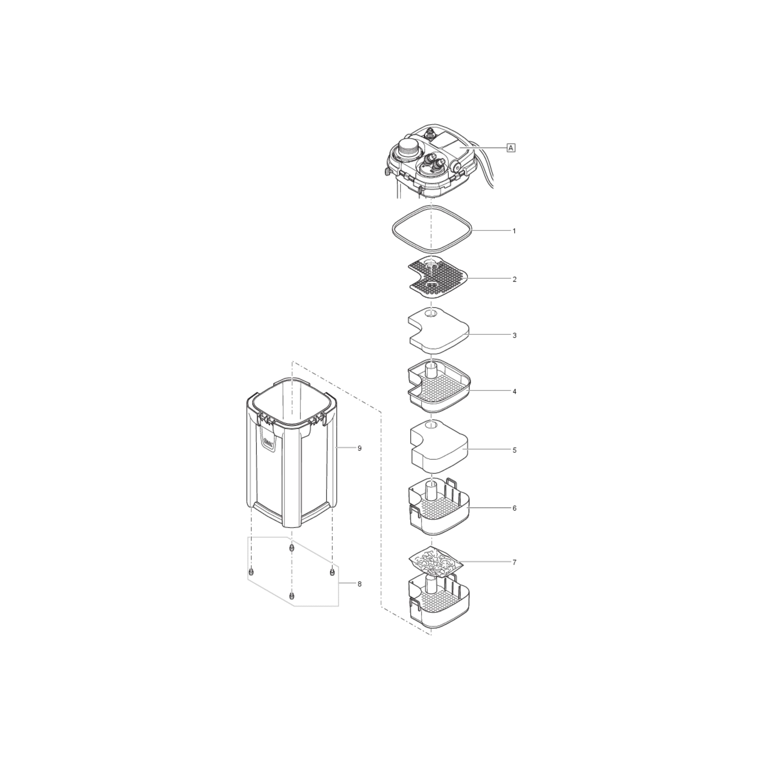 Panier BioMaster - Pièces détachées pour Oase Panier BioMaster - Pièces détachées pour Oase
